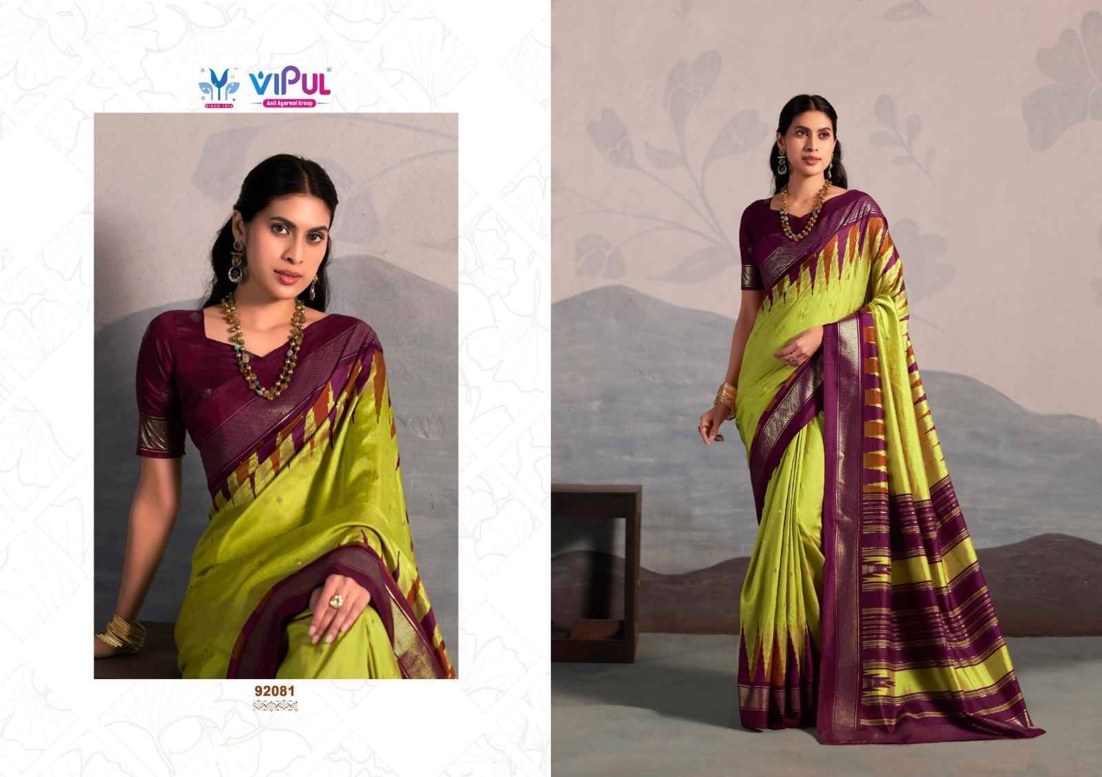 Sentosa silk 92079 Series By Vipul Fashion 92079 to 92084 Series Indian Traditional Wear Collection Beautiful Stylish Fancy Colorful Party Wear & Occasional Wear Weightless Sarees At Wholesale Price